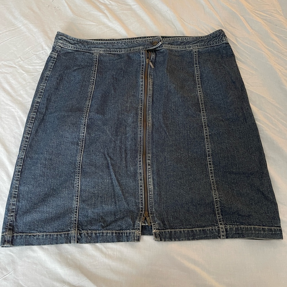 Blue Jean Mini Skirt